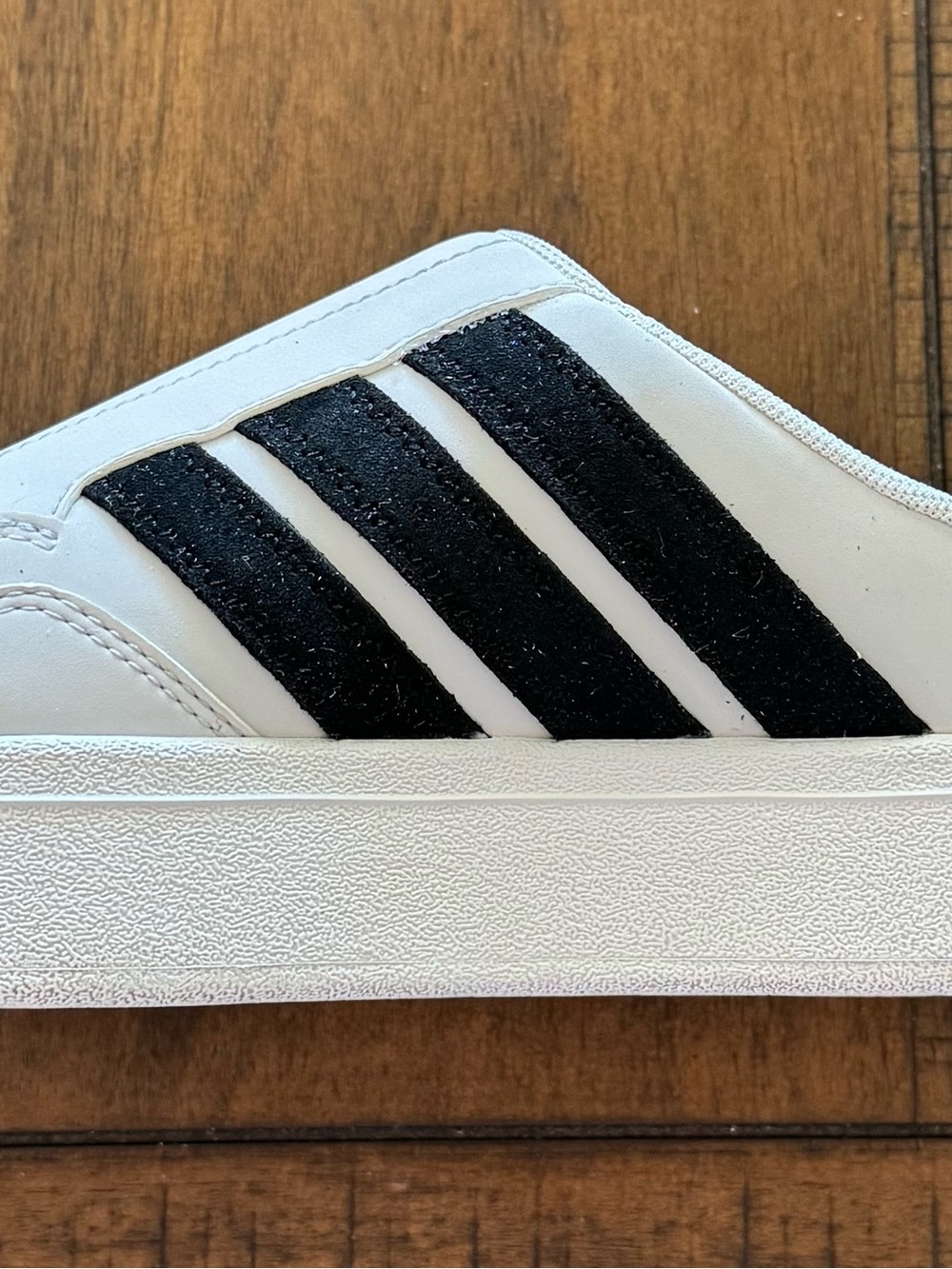 Adidas Hoops 4.0 Mule Crystal White Sneakers Size 8.5 - Picture 7 of 13